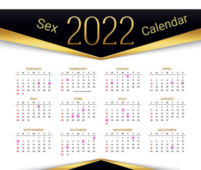 Celebrate Sex Calendar Days To Enjoy Sexual Holidays 7119