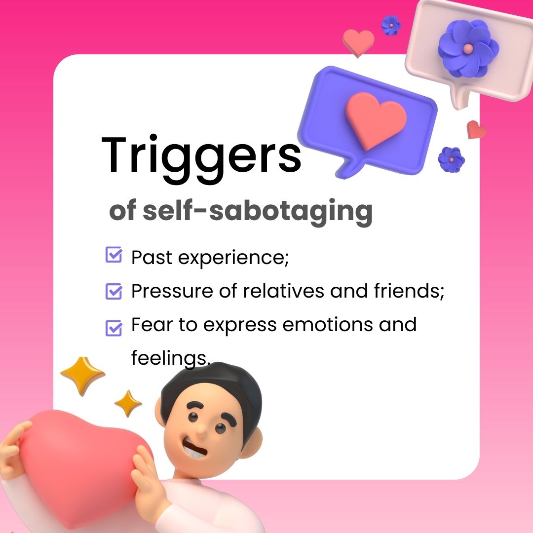 signs of self-sabotaging relationships: